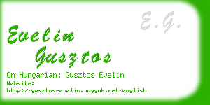 evelin gusztos business card